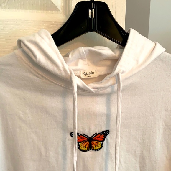 brandy melville butterfly sweatshirt